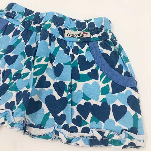●均一セール●ショコラ（chocola） ショートパンツ付きスカート（80cm・90cm・100cm）　アウトレット 子ども服 女の子 |  | 02