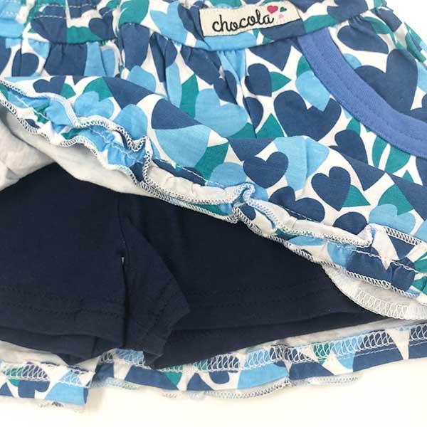 ●均一セール●ショコラ（chocola） ショートパンツ付きスカート（80cm・90cm・100cm）　アウトレット 子ども服 女の子 |  | 03