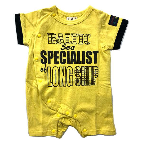 ●均一セール●ショコラ（chocola）ロゴプリント 半袖カバーオール（60cm） |  | 01