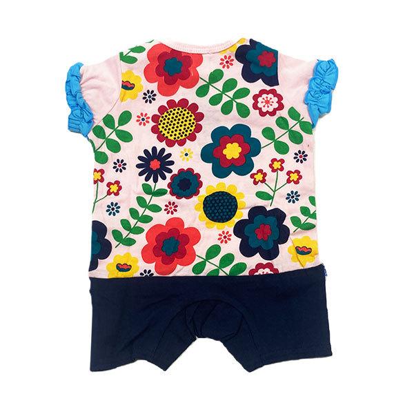 ●均一セール●ショコラ（chocola） お花プリント 半袖ロンパース(60cm） |  | 04