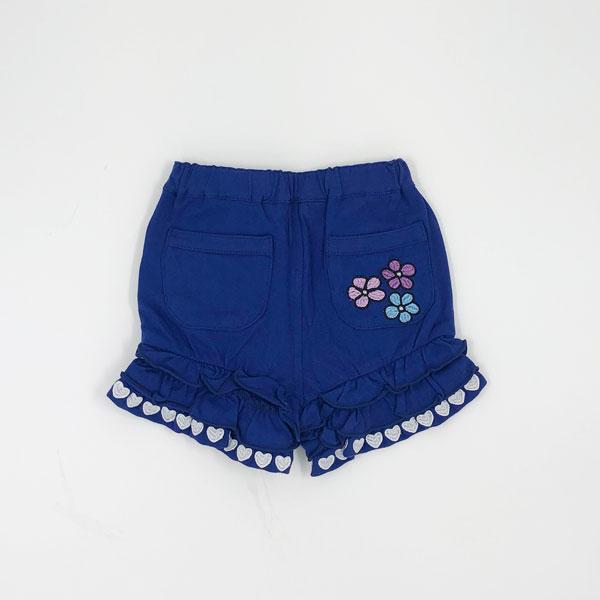 ●均一セール●ショコラ chocola　裾フリル  ハート刺繍 ショートパンツ（80・90・95・100・110・120・130・140）アウトレット 子ども服 女の子 |  | 04