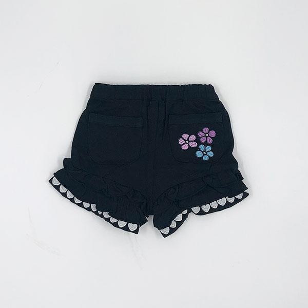 ●均一セール●ショコラ chocola　裾フリル  ハート刺繍 ショートパンツ（80・90・95・100・110・120・130・140）アウトレット 子ども服 女の子 |  | 06
