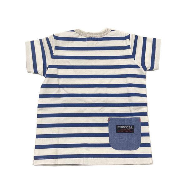 ●均一セール●ショコラ（chocola）  ボーダー ドット 半袖Ｔシャツ(90cm・100cm） |  | 02