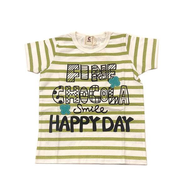 ●均一セール●ショコラ（chocola）  ボーダー ドット 半袖Ｔシャツ(90cm・100cm） |  | 03