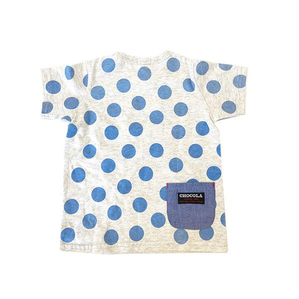 ●均一セール●ショコラ（chocola）  ボーダー ドット 半袖Ｔシャツ(90cm・100cm） |  | 06