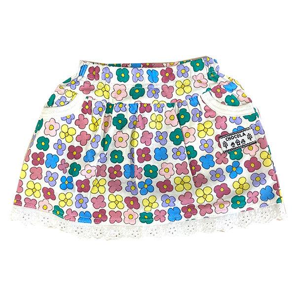 ●均一セール●ショコラ（chocola） ショートパンツ付きスカート（80cm・90cm） |  | 05