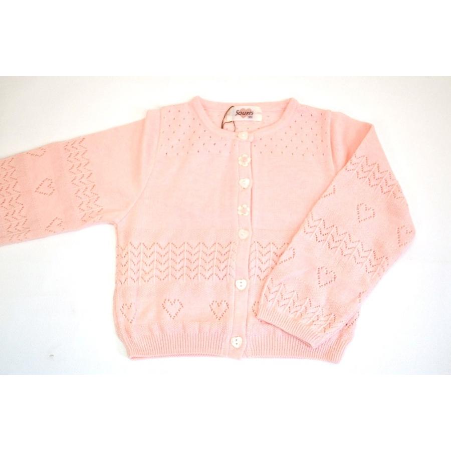 スーリー　Souris　　ハートボーダーカーディガン（90cm・100cm・110cm・120cm・130cm） | Souris | 02