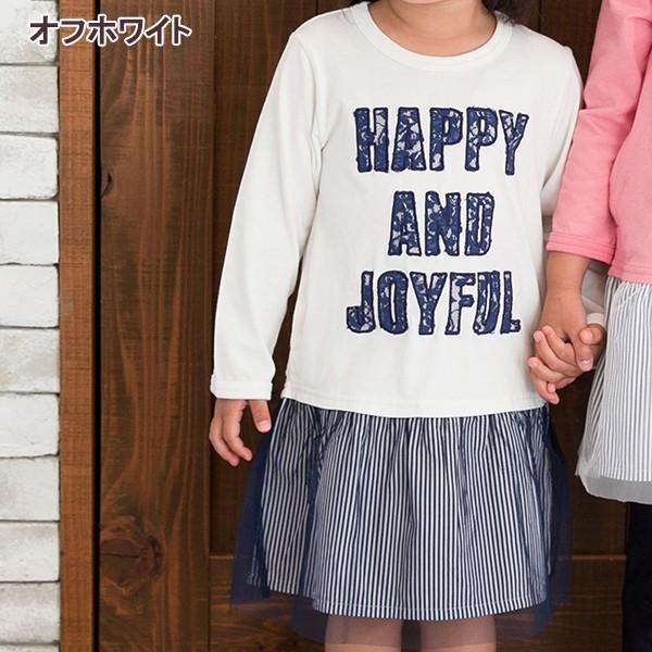 ●均一セール●ショコラ（chocola）　レースロゴ　チュール付き　ワンピース（90cm・100cm・110cm・120cm・130cm) |  | 01