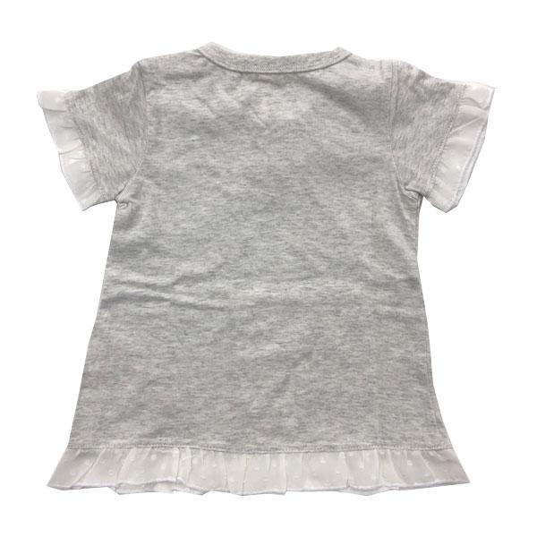 ●均一セール●ショコラ（chocola） 半袖レース付きTシャツ（80・90・95・100・110・120・130）アウトレット 子ども服 女の子 幼稚園 保育園 通園 |  | 02