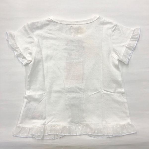 ●均一セール●ショコラ（chocola） 半袖レース付きTシャツ（80・90・95・100・110・120・130）アウトレット 子ども服 女の子 幼稚園 保育園 通園 |  | 04