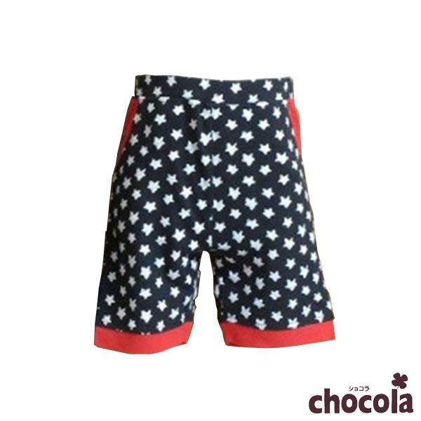 ●均一セール●ショコラ（chocola）　星柄　3分丈パンツ　ショートパンツ（90cm・100cm・110cm・120cm・130m） | 
