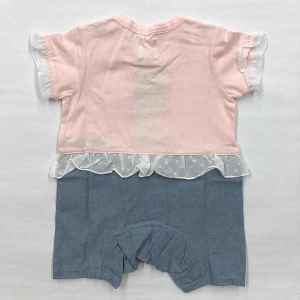 ●均一セール●ショコラ（chocola）フリル付き 半袖カバーオール(70cm) |  | 04