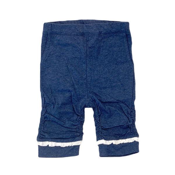 ●均一セール●ショコラ（chocola）　裾シフォンフリル　5分丈　シャーリングレギンスパンツ（100cm・110cm・120cm・130m） |  | 01