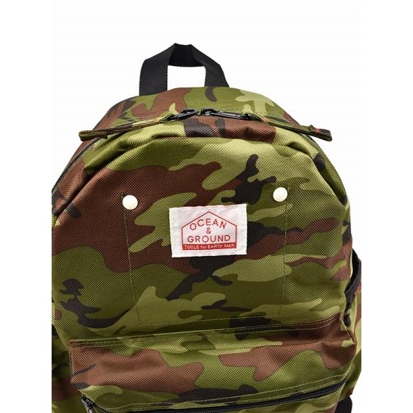 オーシャンアンドグラウンド　OCEAN&GROUND　リュック DAYPACK CAMO　迷彩柄 カモフラ（S・4.5L  /  M・10.5L）4.5リットル　10.5リットル | Ocean&Ground | 03