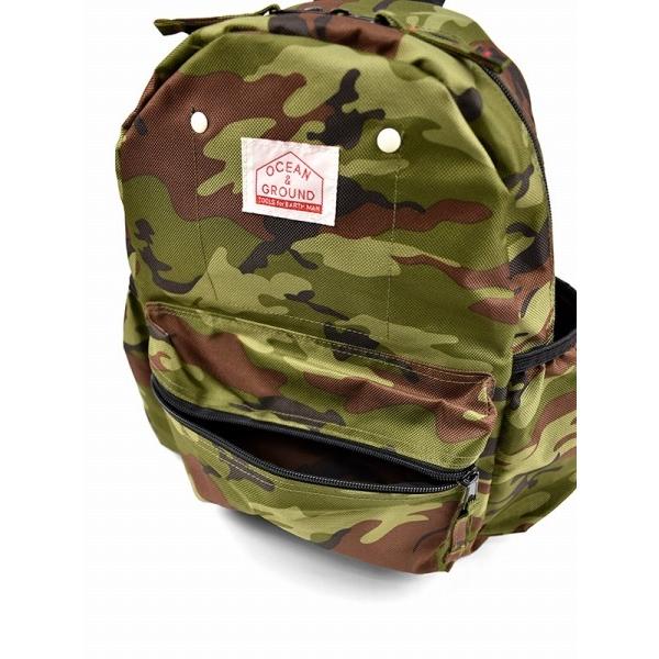 オーシャンアンドグラウンド　OCEAN&GROUND　リュック DAYPACK CAMO　迷彩柄 カモフラ（S・4.5L  /  M・10.5L）4.5リットル　10.5リットル | Ocean&Ground | 04