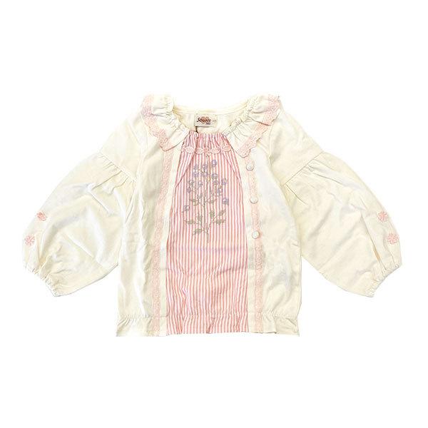 ●50％OFFセール●スーリー　Souris　重ね着風　Tシャツブラウス　(100・110・120・150）　アウトレット | Souris | 03