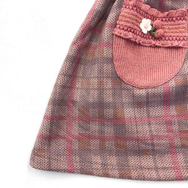 スーリー　Souris　チェックプリントジャンパースカート(100cm・110cm・120cm・130cm・140cm） | Souris | 09