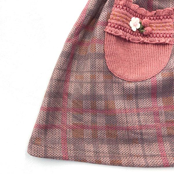 スーリー　Souris　チェックプリントジャンパースカート(100cm・110cm・120cm・130cm・140cm） | Souris | 09