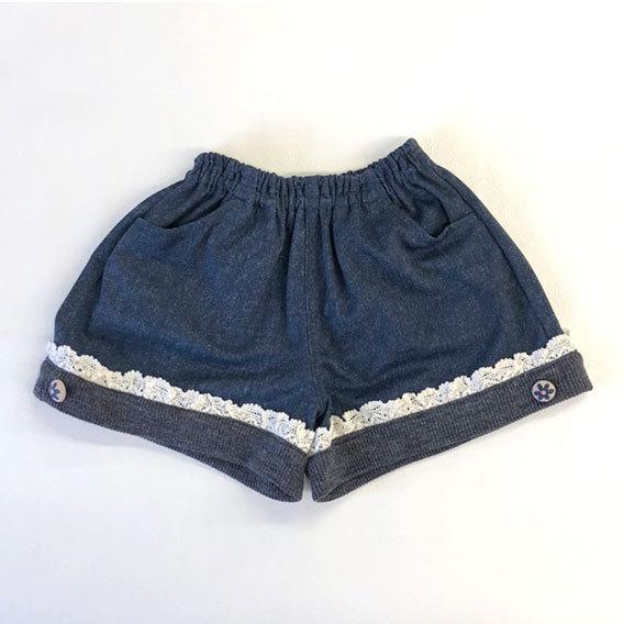 スーリー　Souris　デニム風ショートパンツ (100cm・110cm・120cm・130cm） | Souris | 03