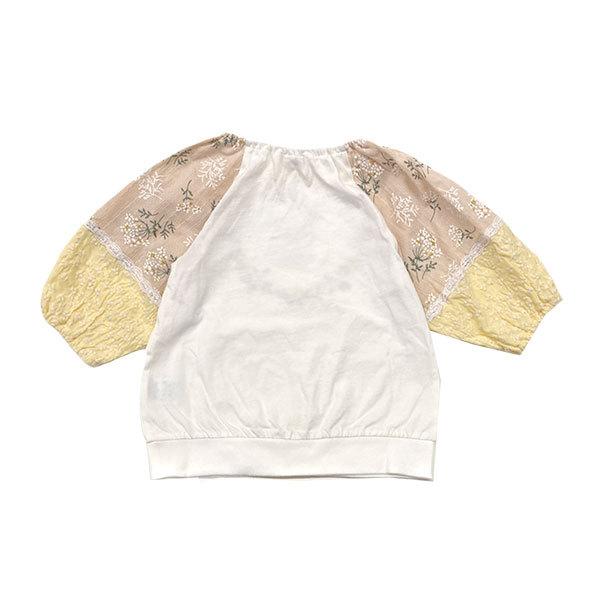 ●50％OFFセール●スーリー　Souris　ワイルドフラワープリント  7袖Ｔシャツブラウス(100・110・120）　アウトレット | Souris | 02