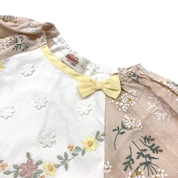 ●50％OFFセール●スーリー　Souris　ワイルドフラワープリント  7袖Ｔシャツブラウス(100・110・120）　アウトレット | Souris | 03