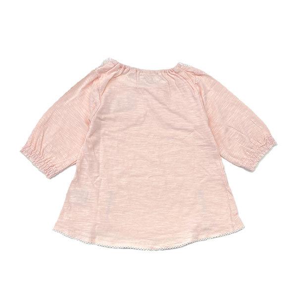 ●50%OFFセール●スーリー　Souris　7分袖 スラブ天竺Ｔシャツブラウス　(100・110・120）　アウトレット | Souris | 05