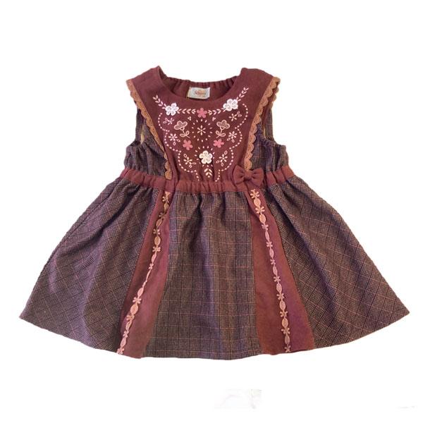 スーリー　Souris　グレンチェック ジャンパースカート(100cm・110cm・120cm・130cm・140cm） | Souris | 01