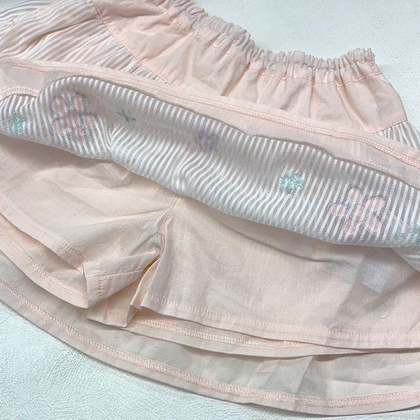 ●50%OFFセール●スーリー　Souris　ストライプチュールキュロット(100・110・120・150・150）　アウトレット | Souris | 07