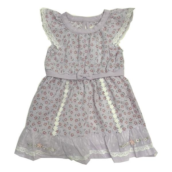 ●50%OFFセール●スーリー　Souris　花柄　ワッフルプリント　ジャンパースカート(100・110・120）　アウトレット | Souris | 03