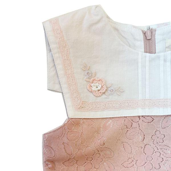 ●50%OFFセール●スーリー　Souris　フラワー　レース　ジャンパースカート　ワンピース(100・110・120）　アウトレット | Souris | 05