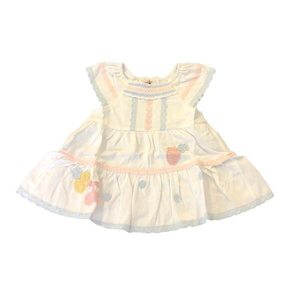 ●50%OFFセール●スーリー　Souris　フルーツ　レース　半袖　Tシャツ　ブラウス (100・110・120）　アウトレット | Souris | 01