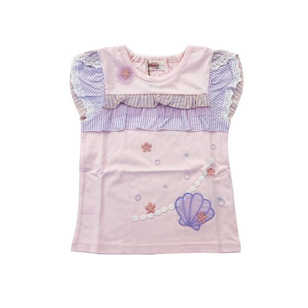 ●50％OFFセール●スーリー　Souris　マーメイド　半袖　Tシャツ　ブラウス(100・110・120）　アウトレット | Souris | 01