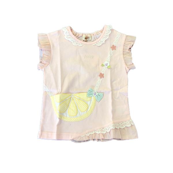 ●50%OFFセール●スーリー　Souris　オレンジ　半袖　Tシャツ　ブラウス　(100・110・120）　アウトレット | Souris | 01