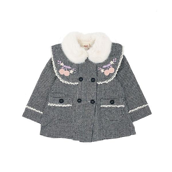 ●30％OFFセール●スーリー　Souris　千鳥格子　ショートコート　アウター　防寒（100cm・110cm・120cm）秋 冬 子ども服 女の子 かわいい お出かけ | Souris | 06