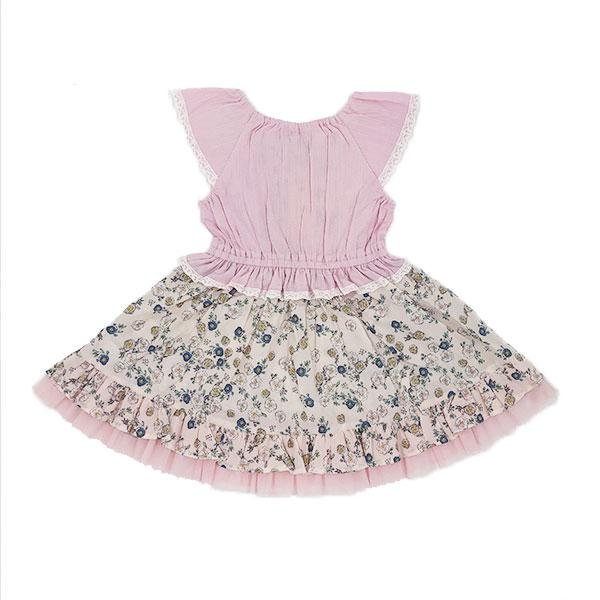 ●50％OFFセール●スーリー Souris ワンピース 花柄 総柄 お出かけ かわいい（100cm・110cm・120cm）　アウトレット | Souris | 06