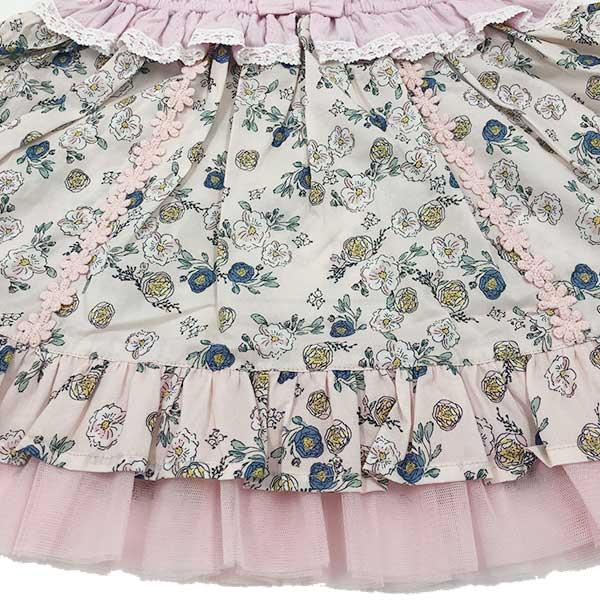 ●50％OFFセール●スーリー Souris ワンピース 花柄 総柄 お出かけ かわいい（100cm・110cm・120cm）　アウトレット | Souris | 08