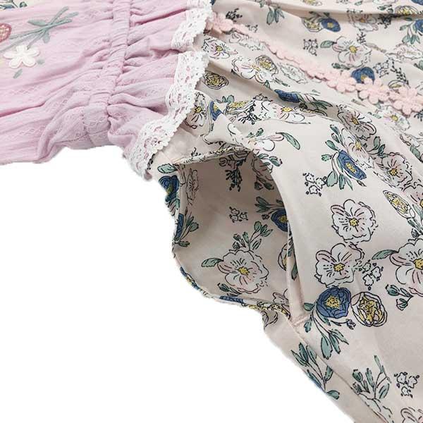 ●50％OFFセール●スーリー Souris ワンピース 花柄 総柄 お出かけ かわいい（100cm・110cm・120cm）　アウトレット | Souris | 09