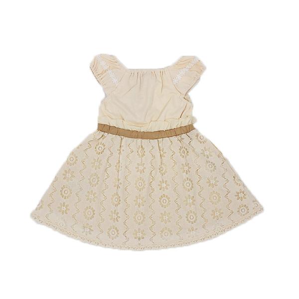 ●50％OFFセール●スーリー Souris ワンピース レース柄 パッチワーク 刺しゅう お出かけ かわいい（100cm・110cm・120cm）　アウトレット | Souris | 07