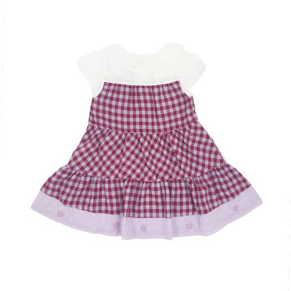 Souris ピンク チェック柄 ドレスセット 80cm Souris ピンク チェック柄 ドレスセット 80cm ☆予約商品☆【11