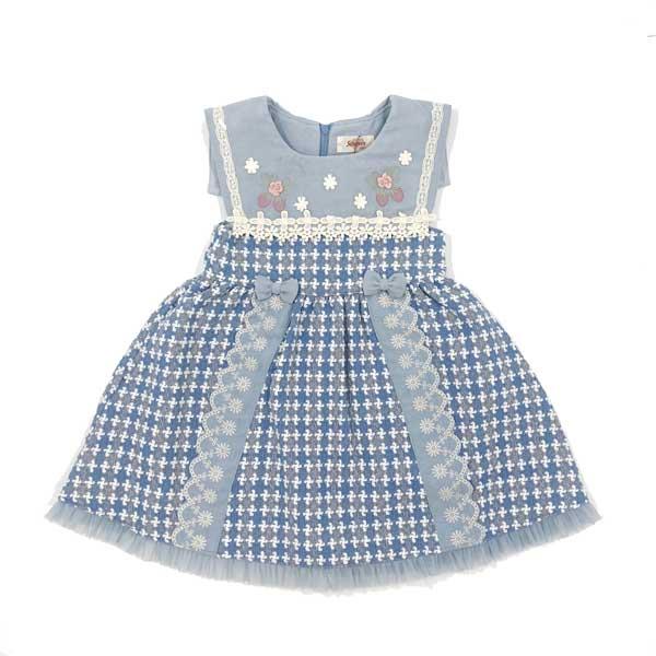 ●30％OFFセール●スーリー　Souris　いちご 刺繍 レース ジャンパースカート ワンピース（100・110・120）女の子 かわいい おでかけ | Souris | 05