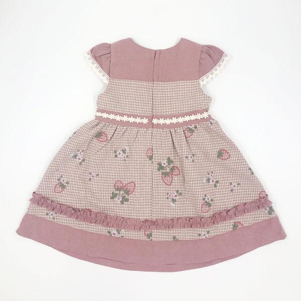 ●30％OFFセール●スーリー　Souris　いちご　刺繍　ワンピース　(100・110・120）子ども服　女の子　かわいい　アウトレット | Souris | 02