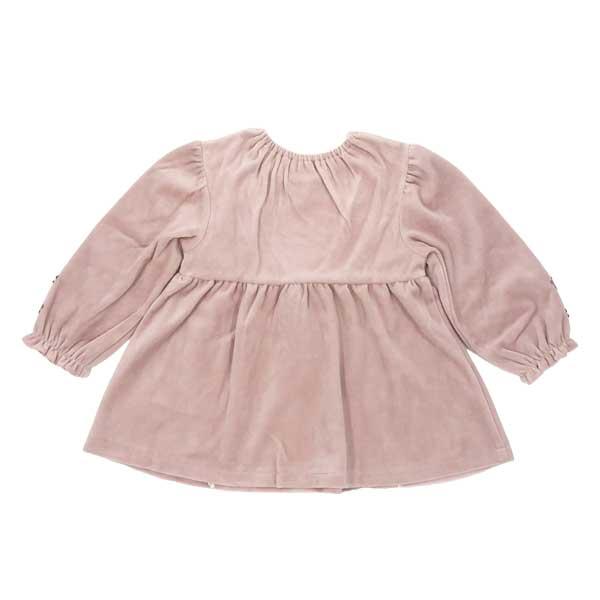 ●30％OFFセール●スーリー　Souris　お花 刺繍 レース ベロア トレーナー（100・110・120）女の子 かわいい  秋冬  子ども服 長袖 トップス | Souris | 05