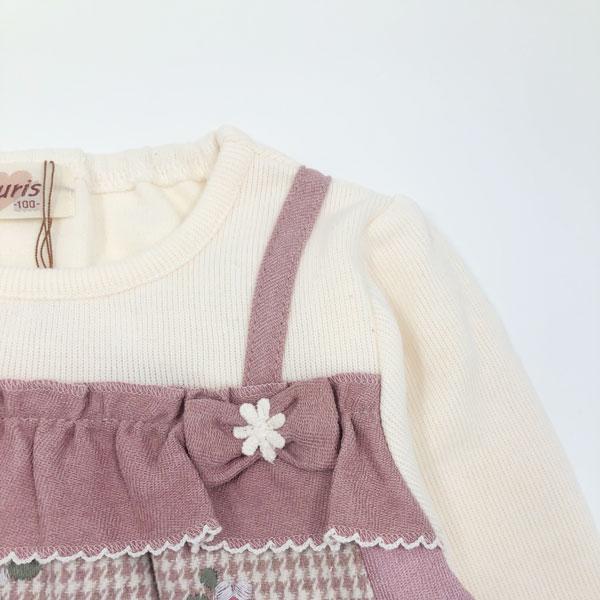 ●30％OFFセール●スーリー　Souris　いちご　刺繍　トレーナー　(100・110・120）子ども服　女の子　かわいい　おでかけ　チェック柄 | Souris | 03