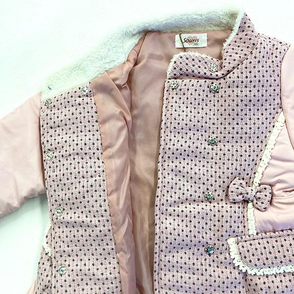 スーリー　Souris　ドット柄 切替コート(100cm） | Souris | 06