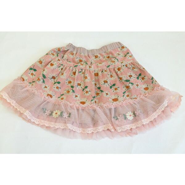 スーリー　Souris　　マーガレットプリント　リバーシブルスカート（100cm・110cm・120cm・130cm） | Souris | 02