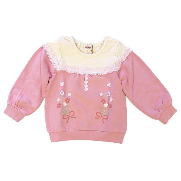 スーリー　Souris　フラワー刺繍トレーナー（100cm-120cm） | Souris | 02