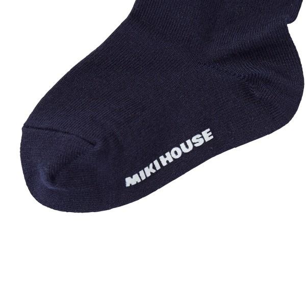 ミキハウス正規販売店/ミキハウス　mikihouse　フォーマル /ロゴ刺繍入りハイソックス（13cm-21cm） | MIKI HOUSE | 03