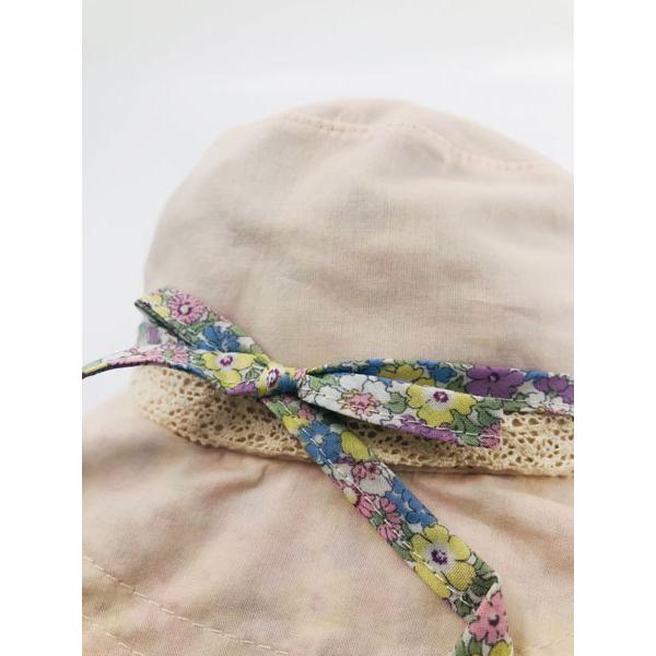 ●40%OFFセール●スーリー　Souris　フレア ハット　（ 48cm ） 帽子　1歳　2歳　幼児　女の子　可愛い　ピンク　アウトレット | Souris | 07