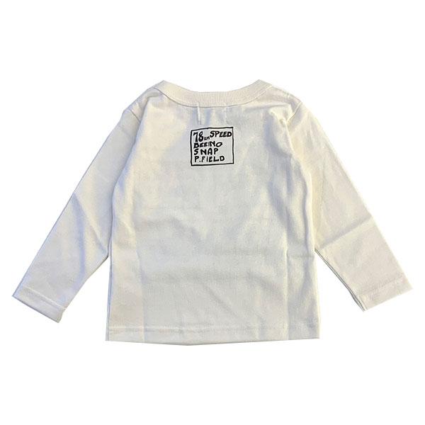 50％OFF　P.FIELD　ピーフィールド　ワークカー　パネルプリント　長袖　Tシャツ(90cm・100cm・110cm） | P.FIELD | 02