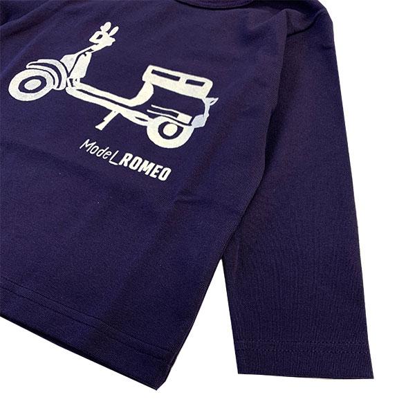 50％OFF　P.FIELD　ピーフィールド　レトロ　スクーター　プリント　長袖　Tシャツ(100cm・110cm・120cm） | P.FIELD | 05